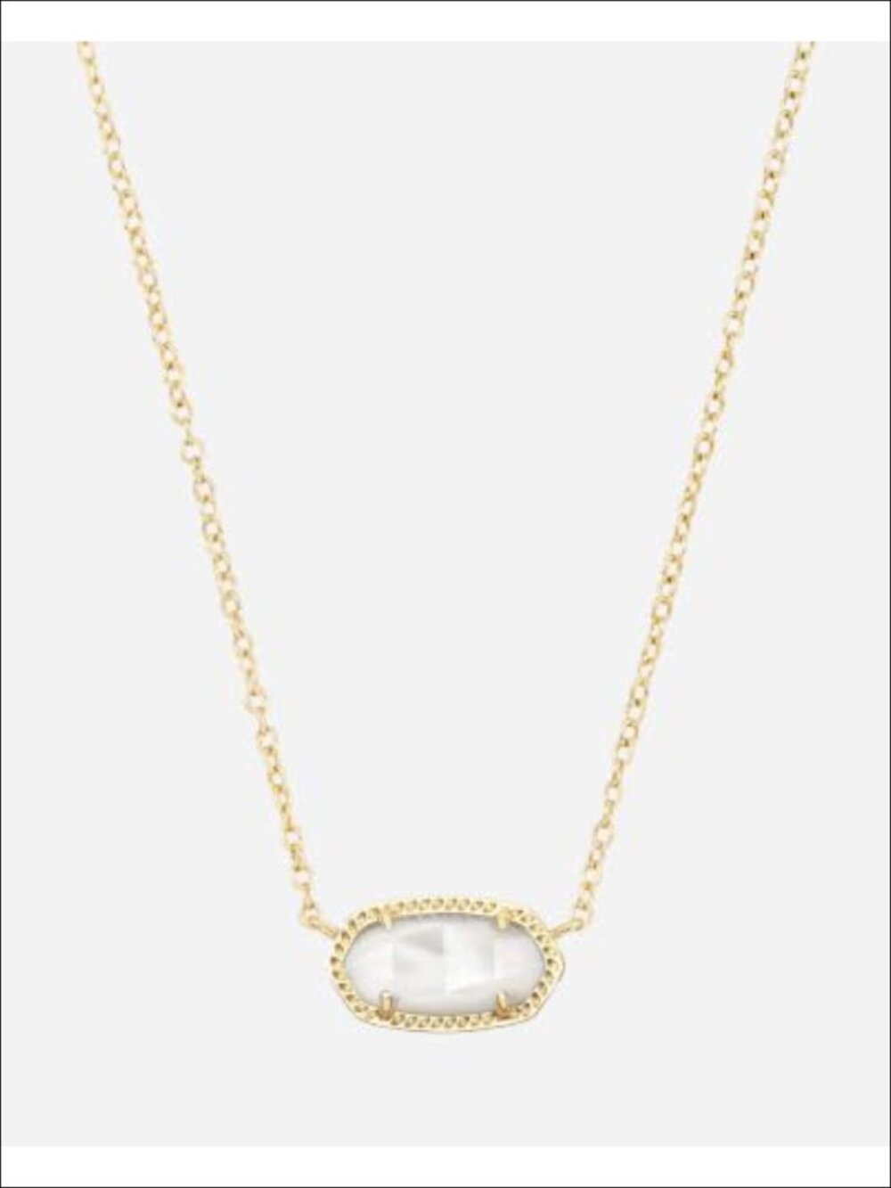 Gold-Plated Pearl Pendant Necklace Women Dainty Layering
